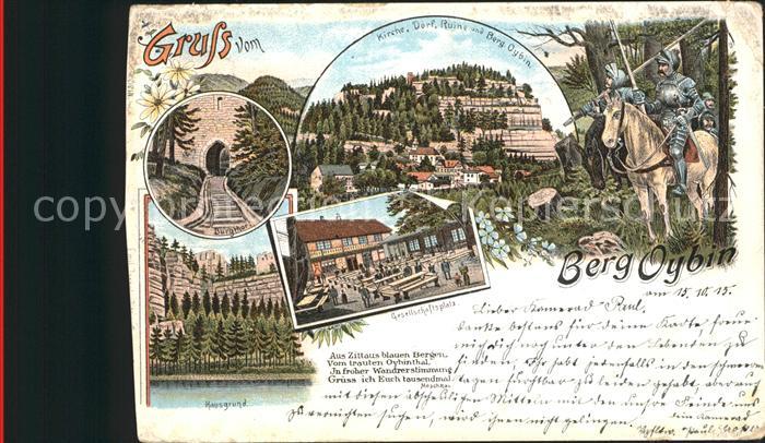 Oybin Sachsen Kirche Dorf Ruine Burgtor Hausgrund