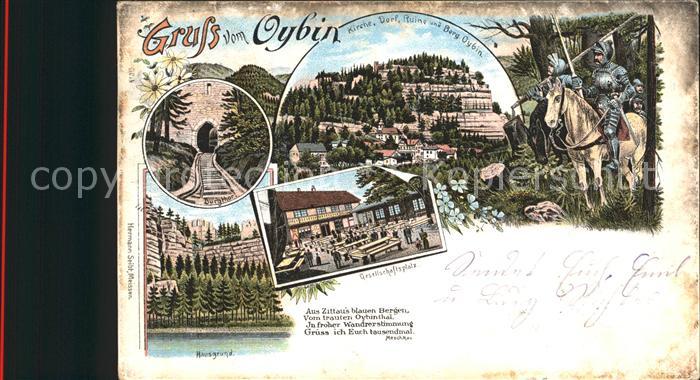 Oybin Sachsen Kirche Dorf Ruine Burgtor Hausgrund