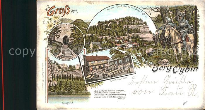 Oybin Sachsen Kirche Dorf Ruine Burgtor Hausgrund