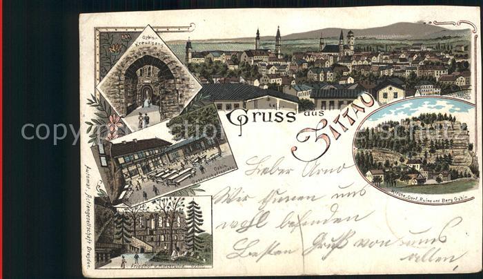 Zittau Oybiner Kreuzgang Kirche Dorf Ruine Burgtor Hausgrund