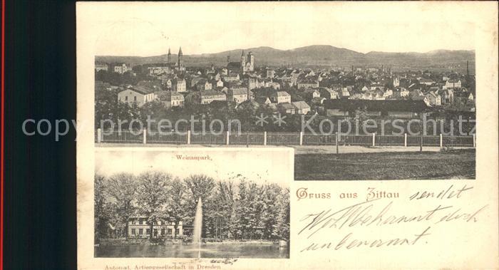 Zittau Gesamtansicht und Weinaupark