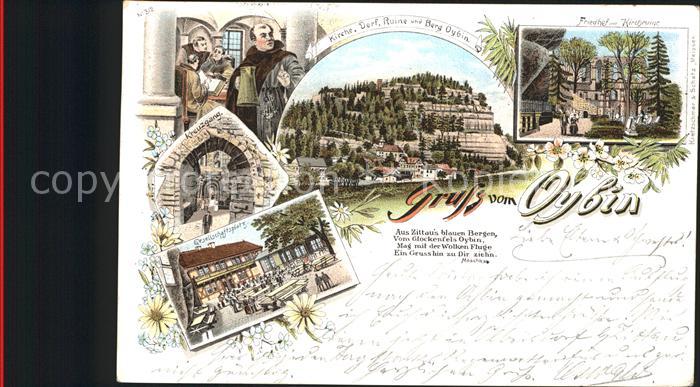 Oybin Sachsen Burgtor Hausgrund Kirche Dorf Ruine Berg Oybin