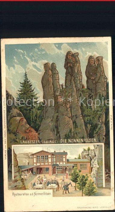 Jonsdorf Nonnenfelsen mit Restauration