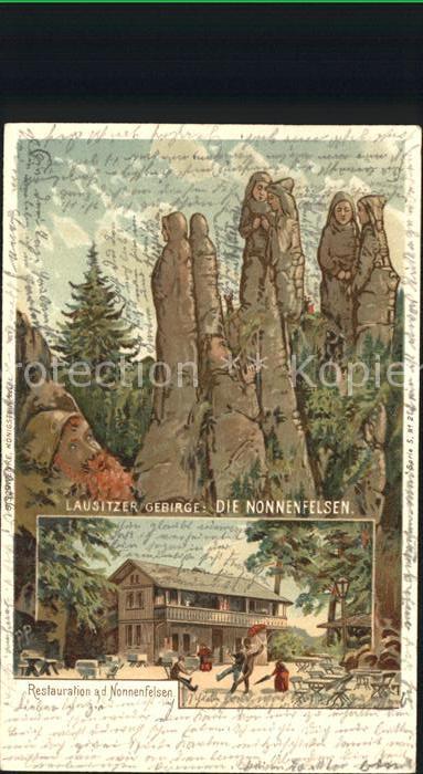 Jonsdorf Nonnenfelsen mit Restauration