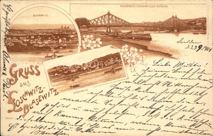 Loschwitz Blasewitz Loschwitz-Blasewitzer Bruecke