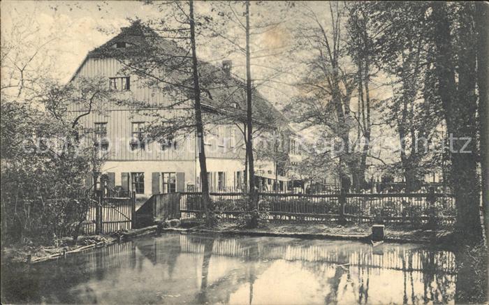 DRESDEN Elbe Fischhaus Koenig Albert- Park