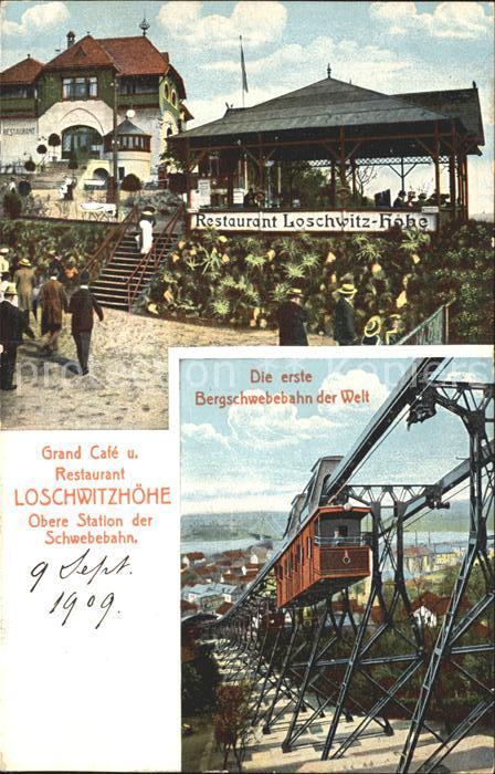 Loschwitz Bergschwebebahn Restaurant Loschwitzhoehe