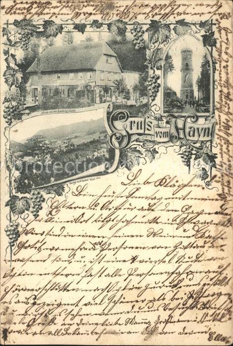 Hayn Oybin Aussichtsturm Panorama