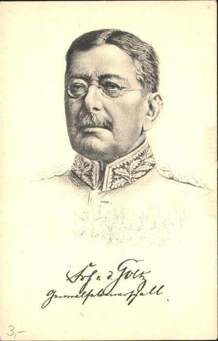 Militaria Generaele Stab Deutschland Generalfeldmarschall Colmar von der Goltz