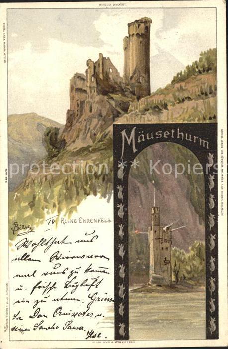 Biese Carl Karl Ruine Ehrenfels Mäuseturm