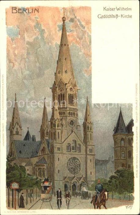 Kley Berlin Kaiser Wilhelm Gedaechtniskirche