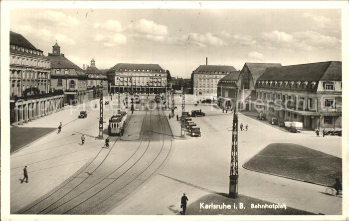 Strassenbahn Karlsruhe Bahnhofplatz
