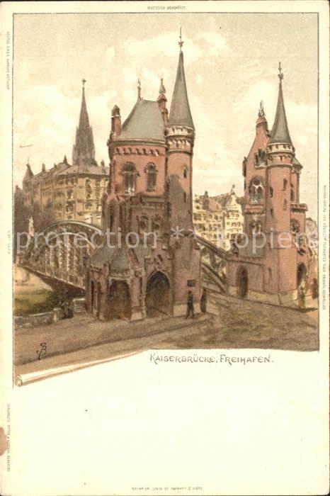 Biese Carl Karl Kaiserbruecke Freihafen Hamburg