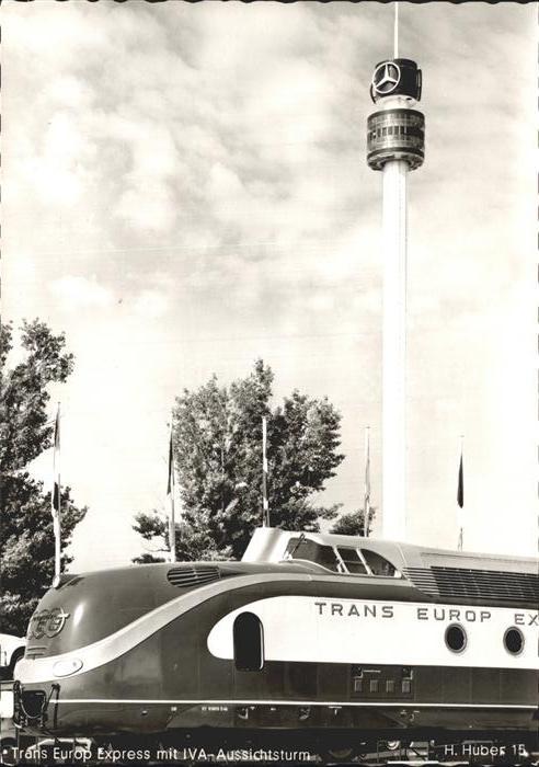 Eisenbahn Trans Europ Express IVA-Aussichtsturm W