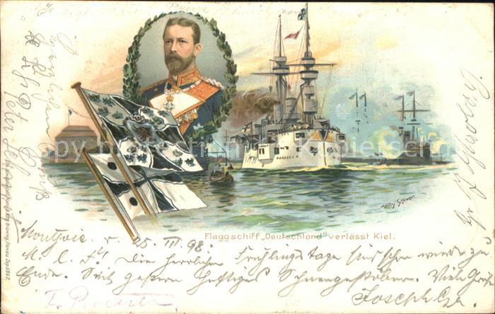 Marine Flaggschiff Deutschland Heinrich von Pr