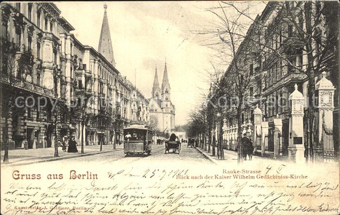 Strassenbahn Berlin Ranke-Strasse