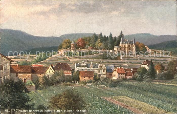 Verlag Tucks Oilette Nr. 779 Neustadt an der Haardt Haardter Schloss N. Beraud