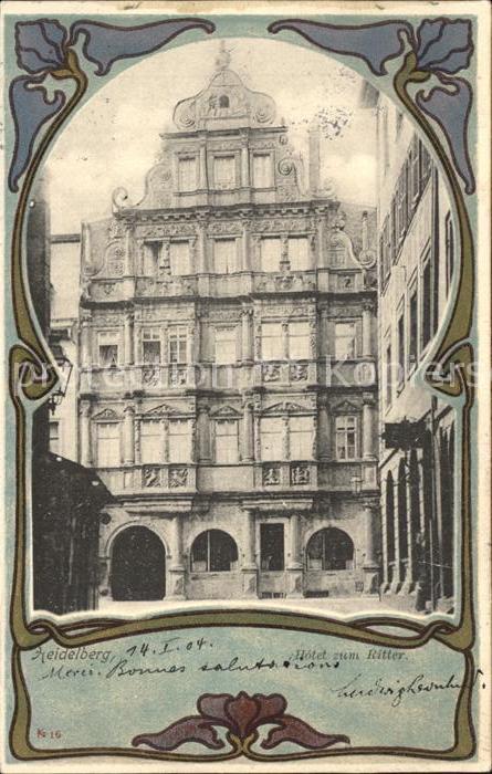 Verlag Knackstedt Naether Nr. 16 Heidlberg Hotel zum Ritter
