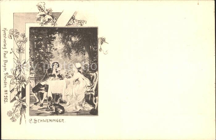 Kuenstlerkarte Carl Schweninger