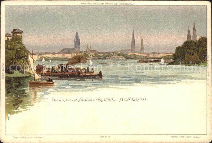 Biese Carl Karl Hamburg Aussen-Alster