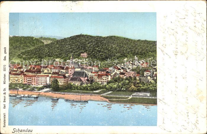 Verlag Braun Nr. 3570 Schandau Goldfenster