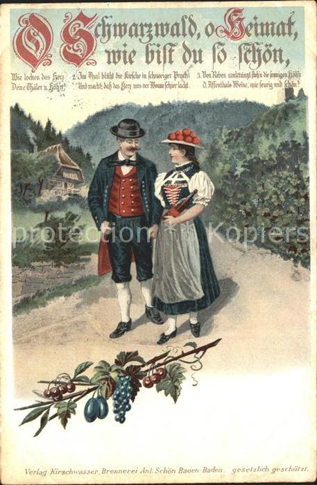 Trachten Schwarzwald Verlag-Kirschwasser-Brennerei Anton Sch