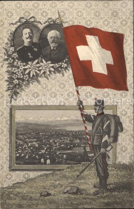 Wilhelm II Besuch Zürich Johann Ludwig Forrer  Fah