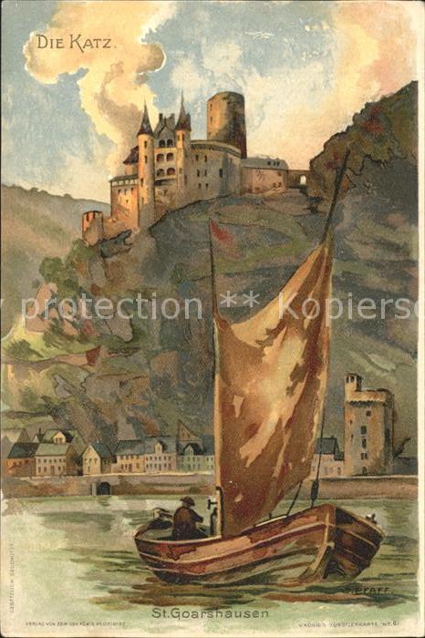 Pfaff C. Segelboot St. Goarshausen Die Katz