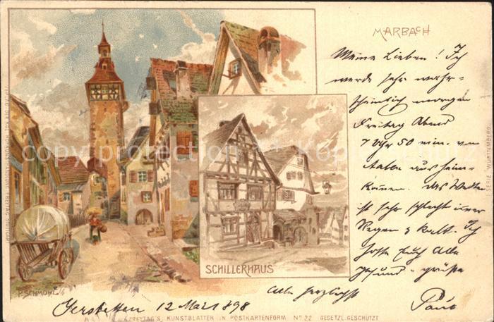 Schmohl P. Marbach Schillerhaus