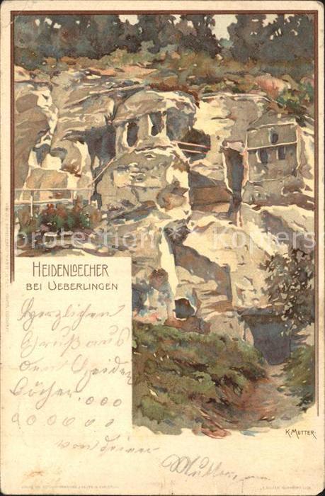 Mutter K. Heidenlöcher Überlingen Litho