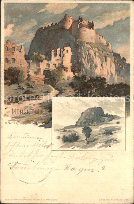 Mutter K. Hohentwiel Litho