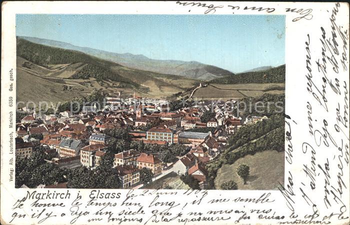 Goldfensterkarte Nr. 6359 Markirch Elsass