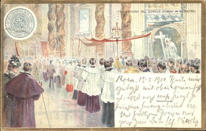 Religion Processione Corpus Domini S. Pietro Lit