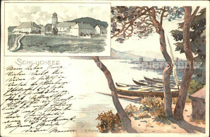 Mutter K. Schluchsee Litho