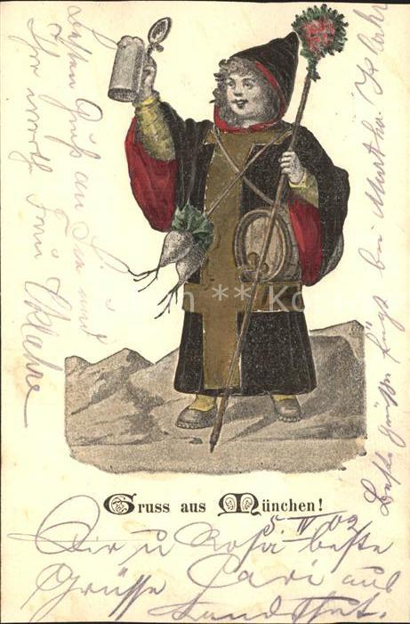 Muenchner Kindl Muenchen Rueben Bierfass Bierkrug