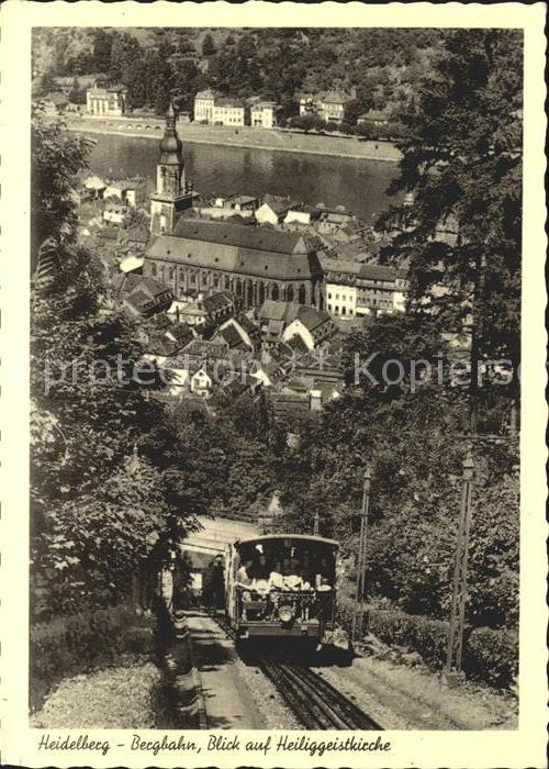 Zahnradbahn Heidelberg Heiliggeistkirche
