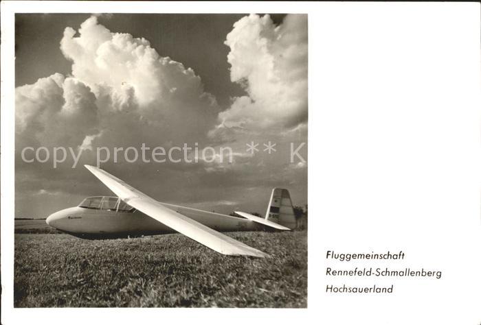 Segelflug Gliding Vol-Voile Vuolo-a-Vela Fluggemeinschaft Rennefeld-Schmallenber