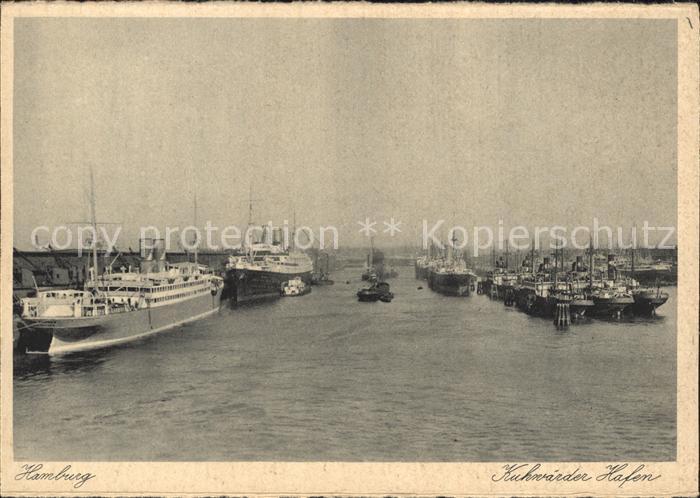 Dampfer Oceanliner Hamburg Kuhwärder Hafen
