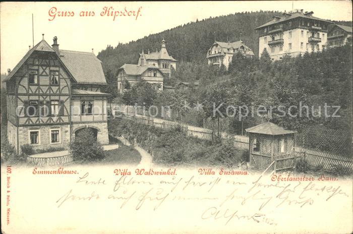 Kipsdorf Emmenklause Villa Waldwinkel Villa Susanne Oberlausitzer Haus