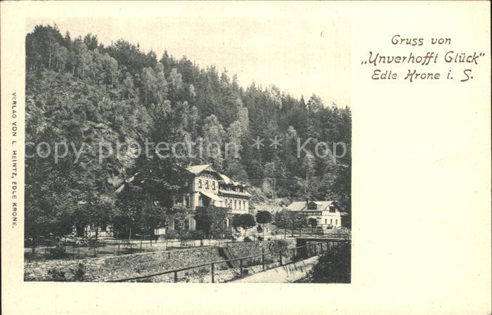 Edle Krone Hotel Gaststaette Unverhofft Glueck