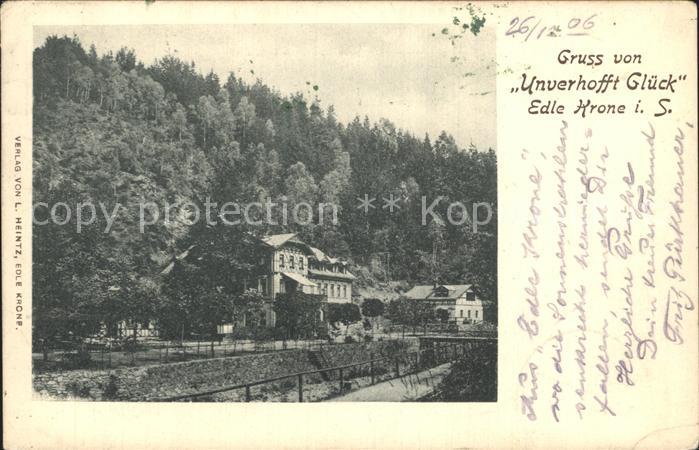 Edle Krone Hotel Gaststaette Unverhofft Glueck