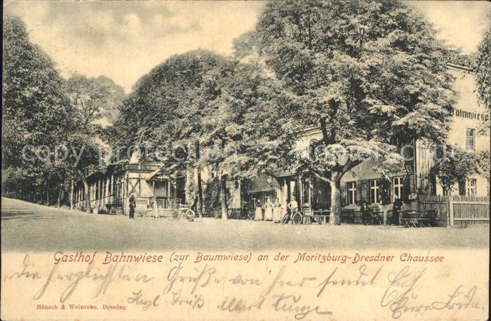 Moritzburg Sachsen Gasthof Bahnwiese (zur Baumwiese)