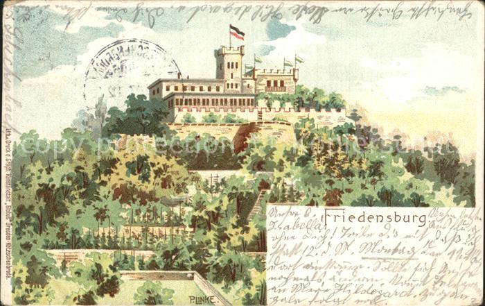 Radebeul Friedensburg Kuenstlerkarte