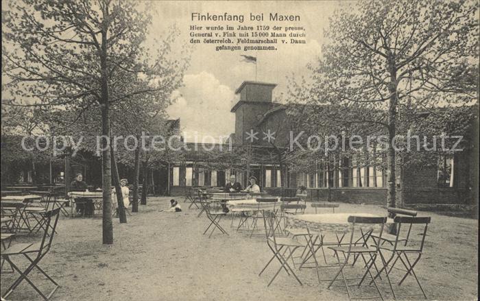 Maxen Finkengang Gaststaette Restaurant Gefecht von Maxen 18. Jhdt.