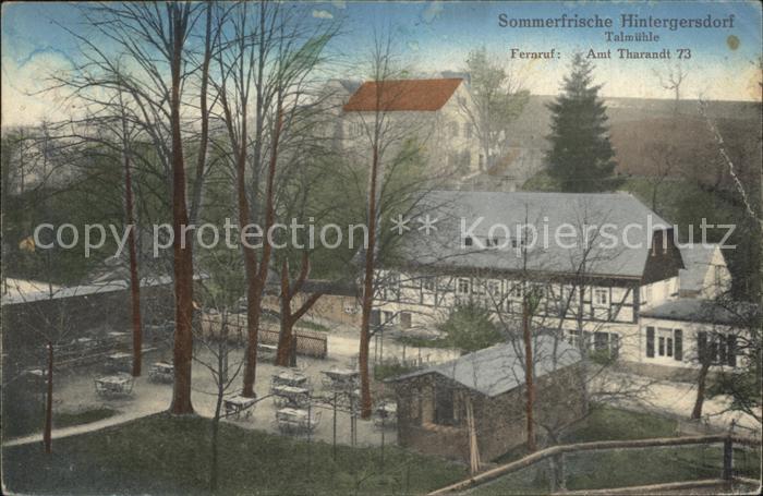 Hintergersdorf Talmuehle Sommerfrische