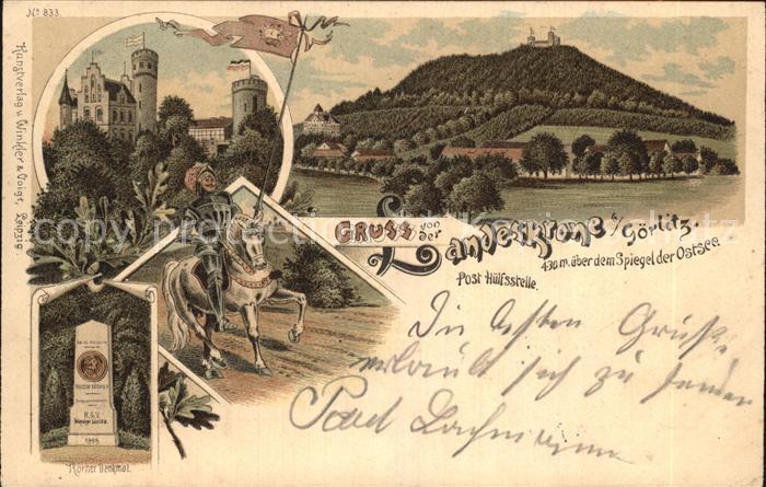 Goerlitz Sachsen Schloss Reiter Theodor Koerner Denkmal