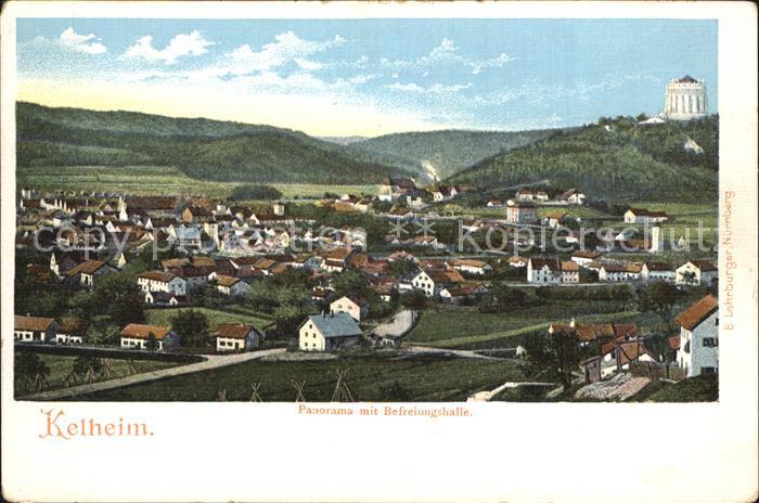 Kelheim Panorama mit Befreiungshalle