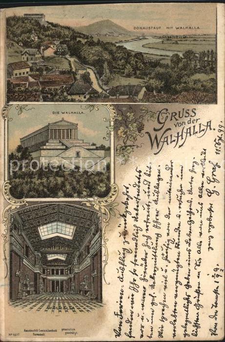 Donaustauf Walhalla Panorama