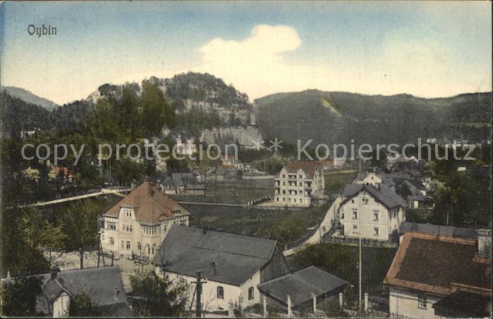 Oybin Sachsen Ortsansicht
