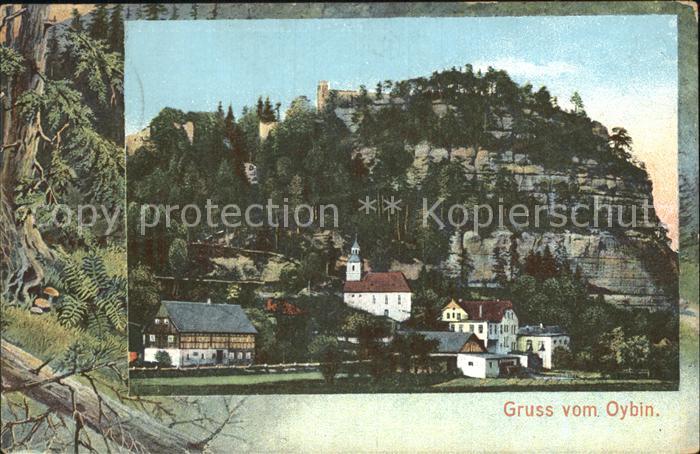 Oybin Sachsen Berg Oybin  Kirche Burg